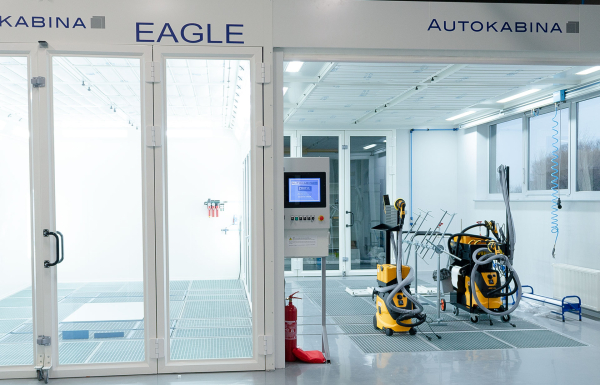 kabina lakiernicza w centrum szkoleniowym profix